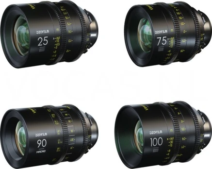 DZOFILM Vespid 4 Lens Kit PL (25,75,100 T2.1, Macro 90 T2.8)