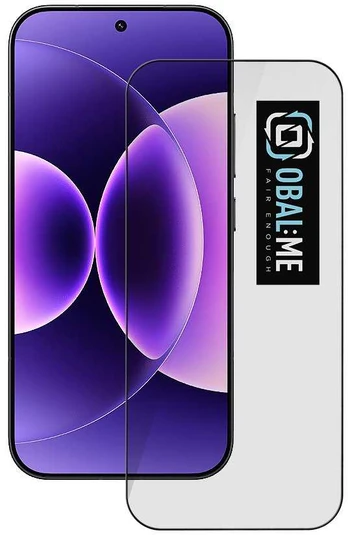 OBAL:ME 5D Apsauginis stiklas Screen Protector skirtas Xiaomi 17 Juodas
