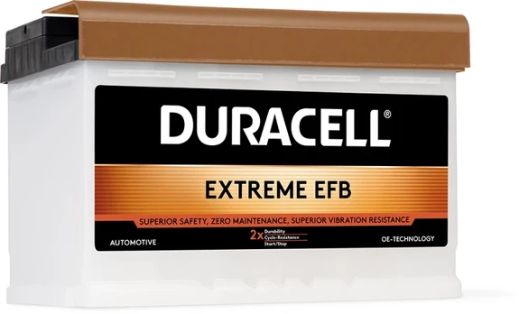 Akumuliatorius Duracell Extreme EFB 75Ah 700A 12V