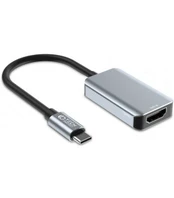 Pilkas adapteris Type-C - HDMI 4K 60Hz "Tech-Protect Ultraboost"