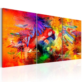 Artgeist Paveikslas - Colourful Parrot 60x30