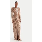 Babylon Vakarinė suknelė S00835 Auksinė Regular Fit