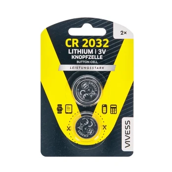 Elementai VIVESS CR2032, 3V, 2 vnt.