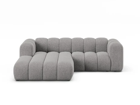 Modular Left Corner Sofa, "Lupine", 3 Seats, 230x177x70, Light Grey