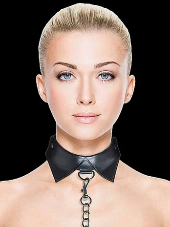 Ouch By Shots Ouch! Exclusive Collar & Leash - Juodas