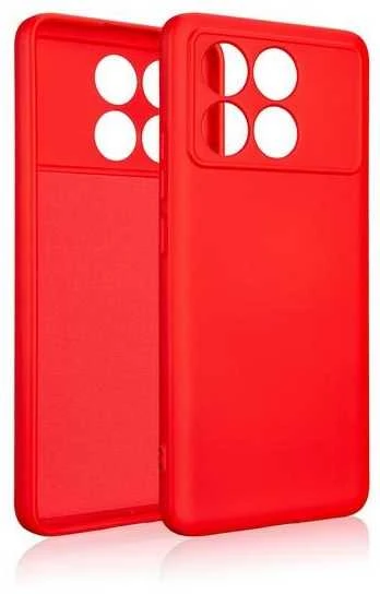 Beline Dėklas Silicone Poco X6 Pro raudona/red
