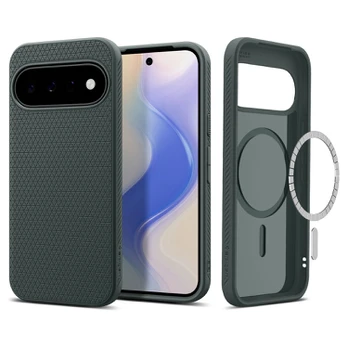 Dėklas SPIGEN LIQUID AIR MAG MAGSAFE GOOGLE PIXEL 11 ABYSS Žalias