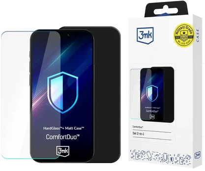 Dėklas Apple iPhone 17 Pro Max/ 18 Pro Max - 3mk ComfortDuo Matt Juodas