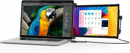 Monitorius Mobile Pixels Duex Plus DS 13.3 kaina