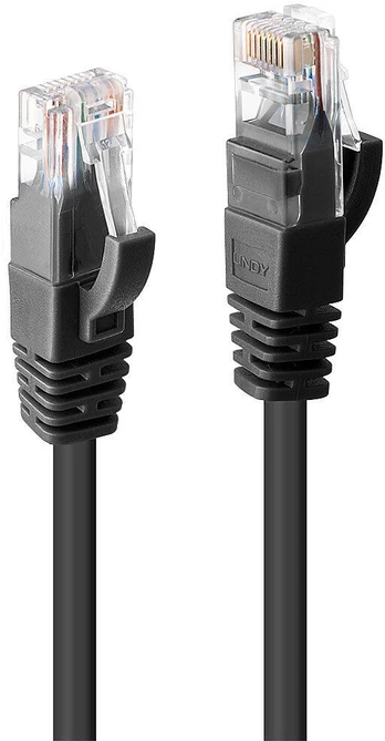 CABLE CAT6 UTP 1M/BLACK 48077 LINDY