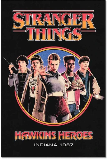 ERIK Stranger Things Hawkins Heroes poster