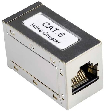 Roline RJ45 MODULAR ADAPTER, KAT6, SK?RMET, INLINE COUPLER