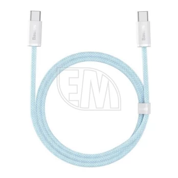 BASEUS laidas, Type-C to Type-C, PD100W Power Delivery Dynamic Series  1m mėlynas