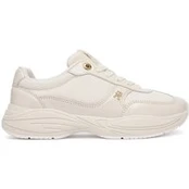 Laisvalaikio batai Tommy Hilfiger Modern Runner Shiny Leather FW0FW09413 Smėlio