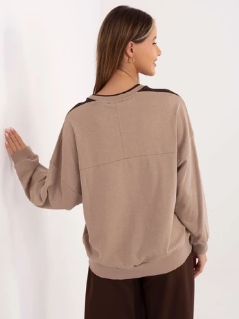 Bluza-RV-BL-A940.60-ciemny bezowy