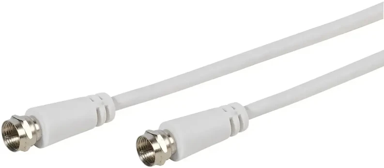 Vivanco cable SAT F 10m, white