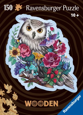 Medinė dėlionė Ravensburger Mysterious Owl 17511