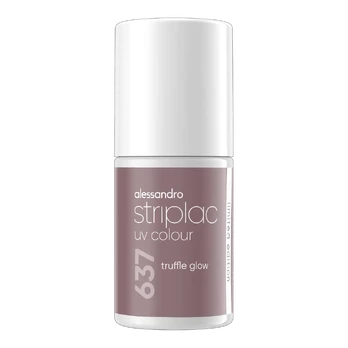 Alessandro Limituoto leidimo STRIPLAC nagų lakas TRUFFLE GLOW 6,5 ml