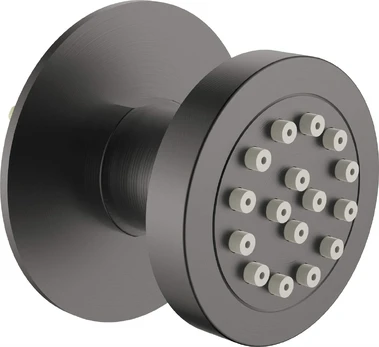 Concealed round shower nozzle