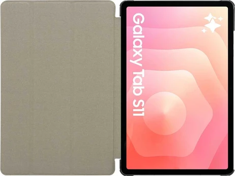 Dėklas Tactical Book Tri Fold Case for Samsung Galaxy TAB S11 Juodas
