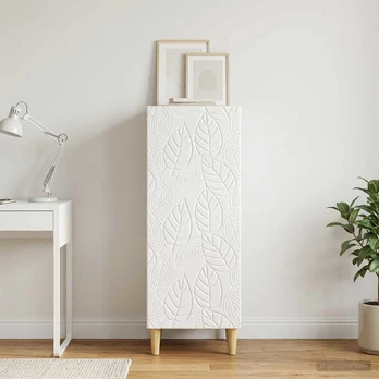 Kabalas Itin blizgi balta 33 x 34,5 x 90 cm Apdirbta mediena