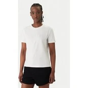 Versace Jeans Marškinėliai 80HAHT09 Balta Regular Fit