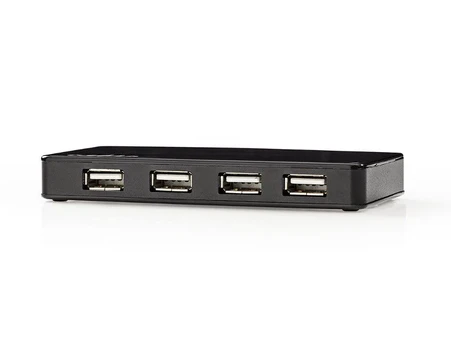 Nedis USB-Hub 7-Port port(s) USB 2.0 Netzstromversorgung / - Stromversorgung über USB,7x USB