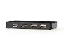 Nedis USB-Hub 7-Port port(s) USB 2.0 Netzstromversorgung / - Stromversorgung über USB,7x USB kaina