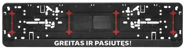 Automobilio numerių rėmelis "Greitas ir pasiutęs"