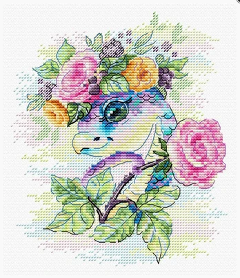 Cross stitch kit "Flower magic" SM-794