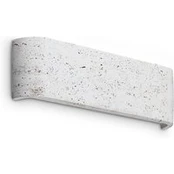 IDEAL LUX LED sieninis šviestuvas „Delta“, cemento spalvos, plotis 30 cm, 3000 K
