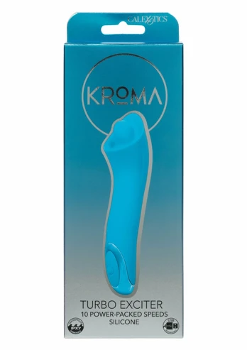Krōma Turbo Exciter Mini Massager, 10 Modes, Waterproof, Pink