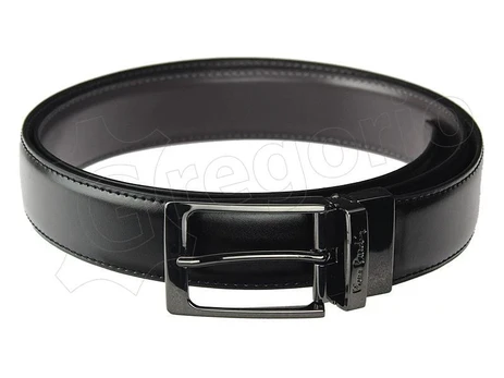Diržas vyrams Pierre Cardin FWJX5 DOUBLE - Juodas, rudas