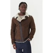 Aeronautica Militare Odinė striukė 252PN0164U100893 Ruda Regular Fit