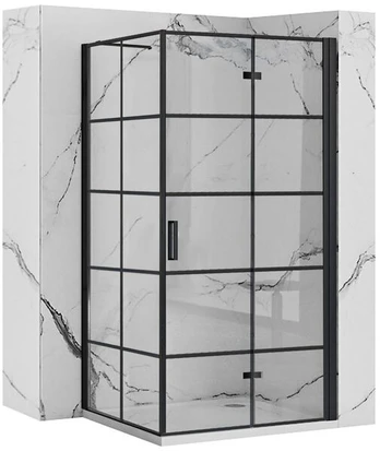 Dušo kabina Rea Molier Black, 90x80