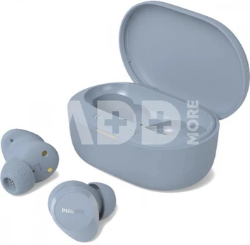 True wireless heaphones Philips, light blue