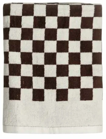 Vonios rankšluostis Homla Basic Ranchi 245796, ruda sp./balta sp., 130 cm x 70 cm