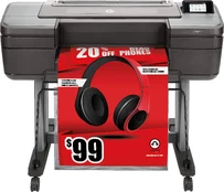 Hewlett Packard (HP) Spausdintuvas HP T8W15A#B19 Juoda kaina
