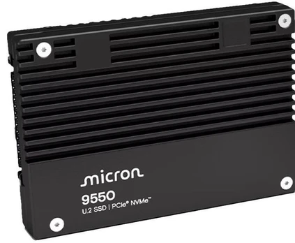 SSD|MICRON|SSD series 9550 MAX|12.8TB|NVMe|NAND flash technology 3D TLC|Write speed 10000