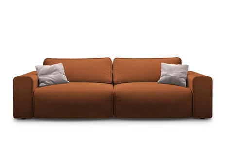Sofa With Bed Function And Box, "Victor", 3 Seats, 246x100x83, Brick