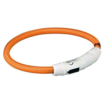 Antkaklis Trixie, balta/oranžinė, 650 mm, L/XL