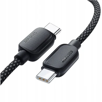 Essager Usb-c Pd 100w 5a kabel, 1m, juodas, greitas įkrovimas