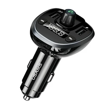 Incarcator Auto cu Modulator FM 2xUSB, 3.4A - USAMS C21 (US-CC115) - Black