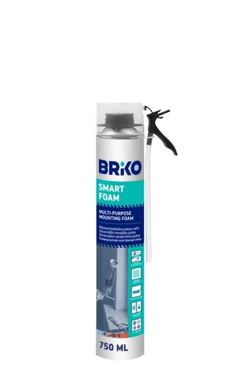 Montažinės putos Briko Smart Foam, 750 ml