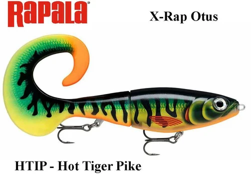 Vobleris Rapala X-Rap Otus HTIP - Hot Tiger Pike