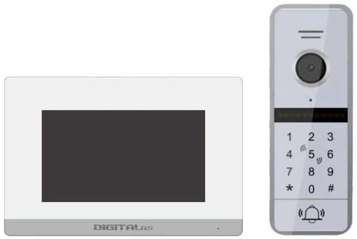 Digitalas Vaizdo telefonspynės komplektas VID-711AHD ir VID-D3CODE-W