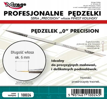 Mirage Hobby 100024 Precision Kolinsky 0 modeliavimo teptukas