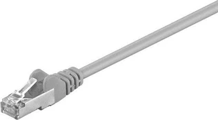 FTP patchcord, Cat.5e, RJ45 M-0,25m, apsaugotas, pilkas, ekonomiškas