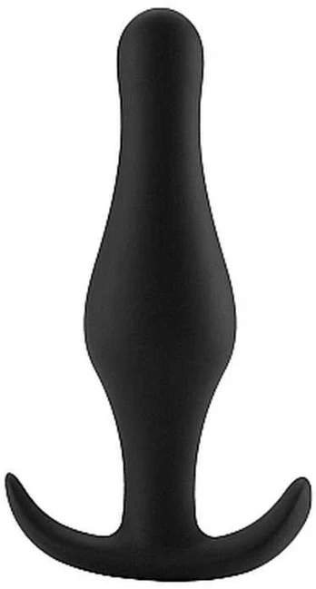Shots Sinner Gear Anal Plug Small with Ergonomic Handle Juodas 4.6 Inch