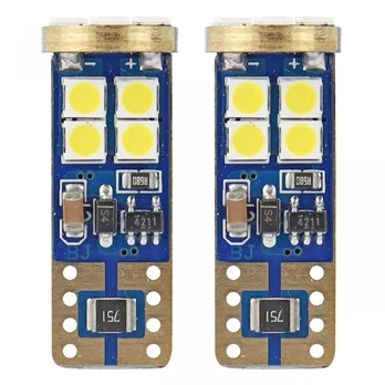 AMiO LED CANBUS 12SMD 2835 T10e (W5W) Baltas 12V/24V